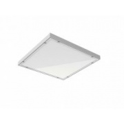 Светодиодный светильник "ВАРТОН" IP54 медицинский накладной 595*595*55 мм с опаловым рассеивателем 27 ВТ 4000К с функцией аварийного освещения