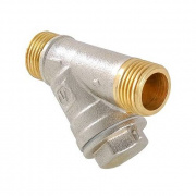 Фильтр грубой очистки VALTEC VT.190  - 1/2" (НР/НР, PN20, Tmax 150°C, сетка 500 мкм)