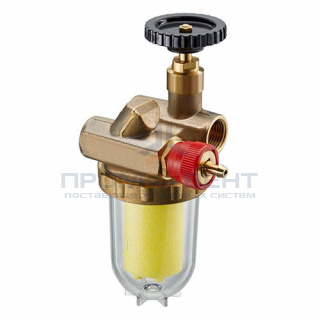 Фильтр топливный Oventrop Oilpur E A R - 1/2" (ВР/ВР, с пластиковым патроном Siku 50-75 μm)