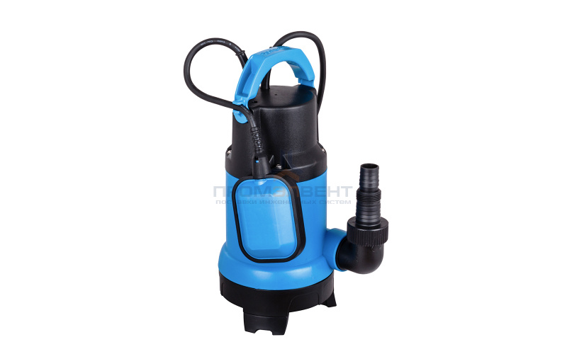 Насос дренажный Aquario ADS-1700 - 0,75 кВт (однофазный, Hmax 10 м, Qmax 280 л/мин, кабель 10 м)