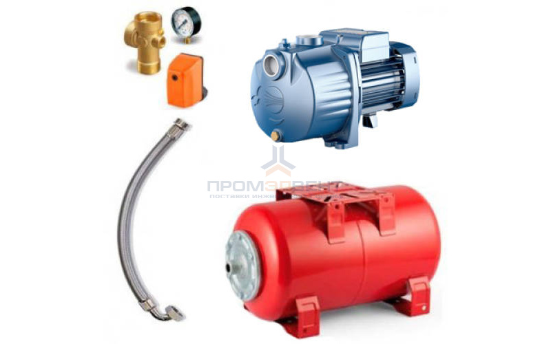 Насосная станция Pedrollo HYDROFRESH 4Cpm 100C-24 CL - 0,75 кВт (Qmax 130 л/мин, 1x230В, с/х)