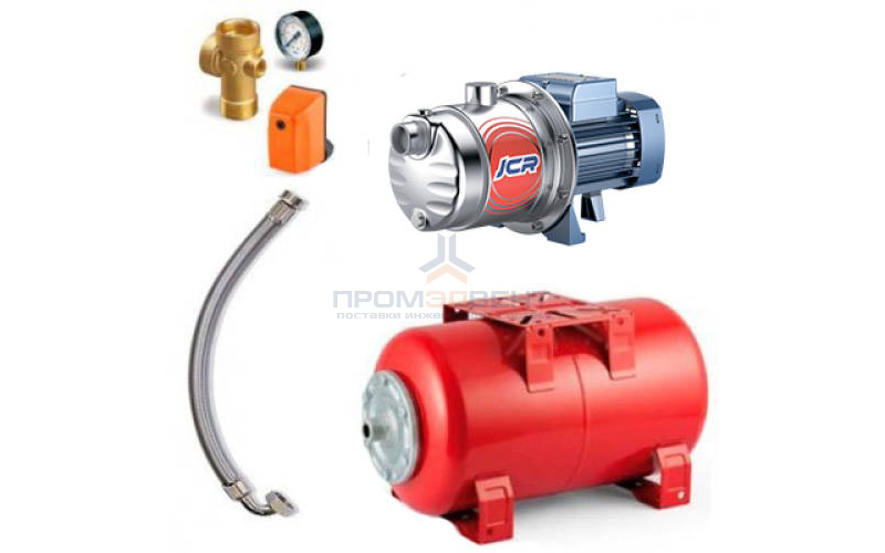 Насосная станция Pedrollo HYDROFRESH JCRm 2C-24 CL - 0,75 кВт (Qmax 70 л/мин, 1x230В)