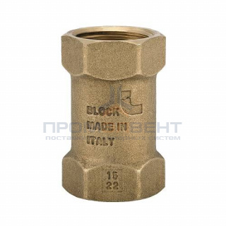 Клапан обратный ITAP 101 BLOCK - 3/4" (ВР/ВР, PN12, Tmax 100°C)