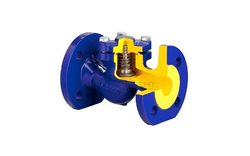 Клапан обратный подьемный Zetkama 287F - Ду32 (ф/ф, PN40, Tmax 300°C, исполнение №31)