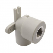 Водорозетка FV-Plast - 25 x 3/4" (для полипропиленовых труб под пайку, цвет серый)