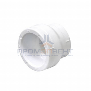 Муфта редукционная Fusitek - 90 x 63 (для полипропиленовых труб под пайку, цвет белый)