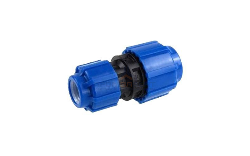 Муфта редукционная Политэк - 50 x 32 (винтовая, для труб ПНД)