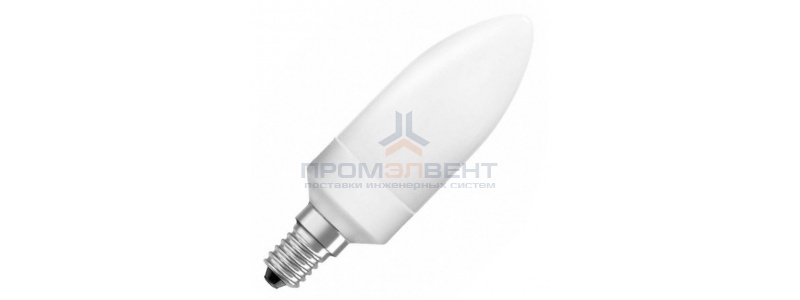 Лампа энергосберегающая Osram Classic B 7W/827 E14