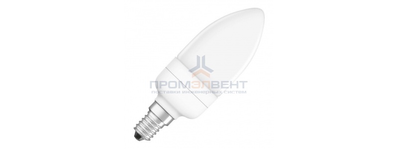 Лампа энергосберегающая Osram Mini Candle 9W/827 E14
