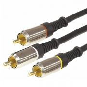 Шнур 3RCA Plug-3RCA Plug 3М GOLD-металл