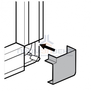 Плоский угол 15x10мм Legrand METRA